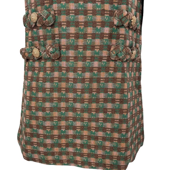 Tuckernuck NEW Neapolitan Tweed Sleeveless Retro Mod Jackie Mini Dress Size XS - Picture 6 of 12